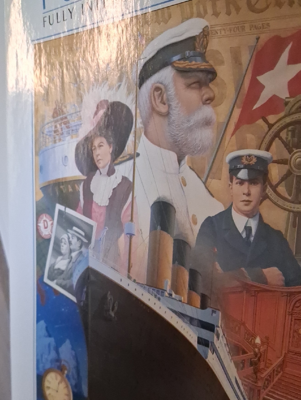 New! VINTAGE Titanic 1,000 Puzzle (Never Opened) - Picture 2 of 4